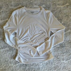 Athleta With Ease Long Sleeve Cinch Top